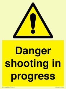 Danger shooting in progress